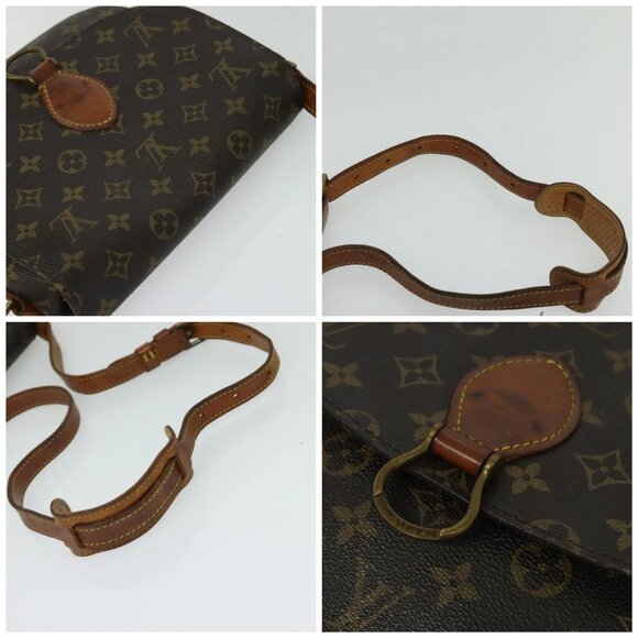 LOUIS VUITTON Monogram Monogram Saint Cloud GM Shoulder Bag M51242 Auth 129315 - Picture 16 of 16